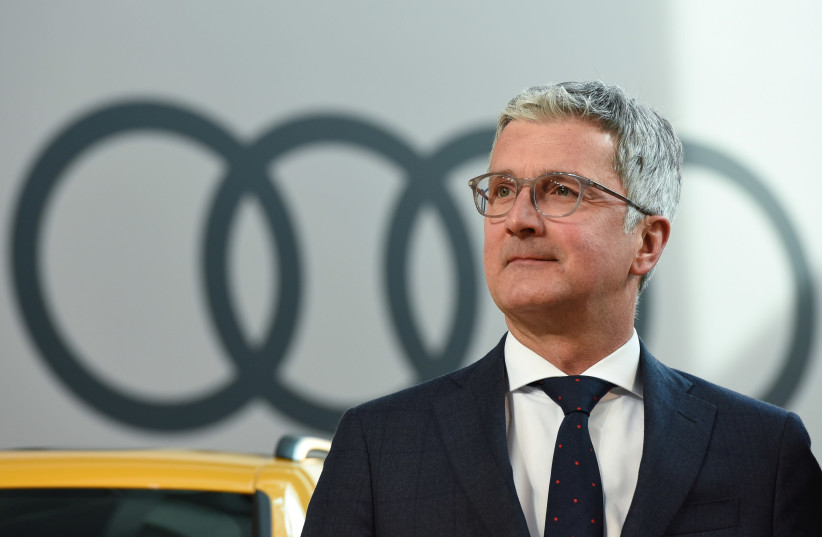 Audi CEO, Rupert Stadler arrives for the company's annual news conference in Ingolstadt, Germany, March 15, 2017.  (photo credit: REUTERS/LUKAS BARTH/FILE PHOTO)