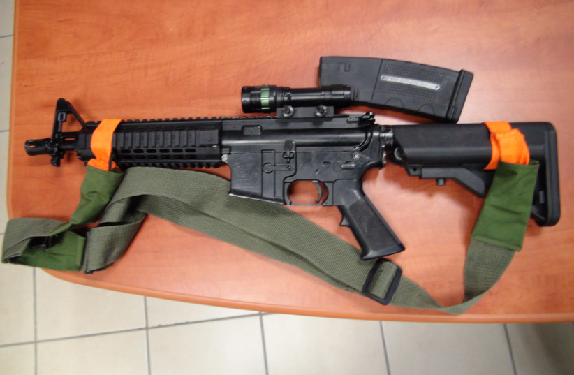Weapons seized during the operation (photo credit: ISRAEL POLICE)