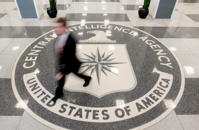 The lobby of the CIA Headquarters Building is pictured in Langley, Virginia, U.S., August 14, 2008. (photo credit: LARRY DOWNING/REUTERS)