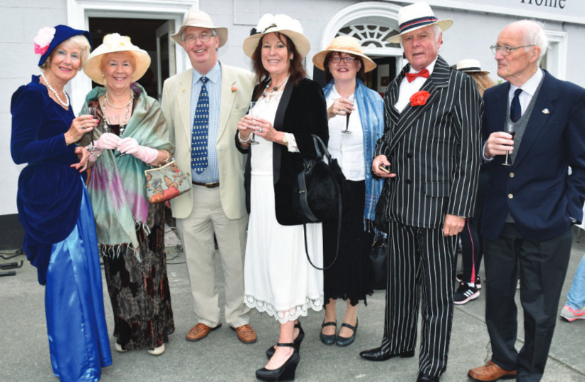 People celebrating Bloomsday in Dublin (photo credit: Wikimedia Commons)