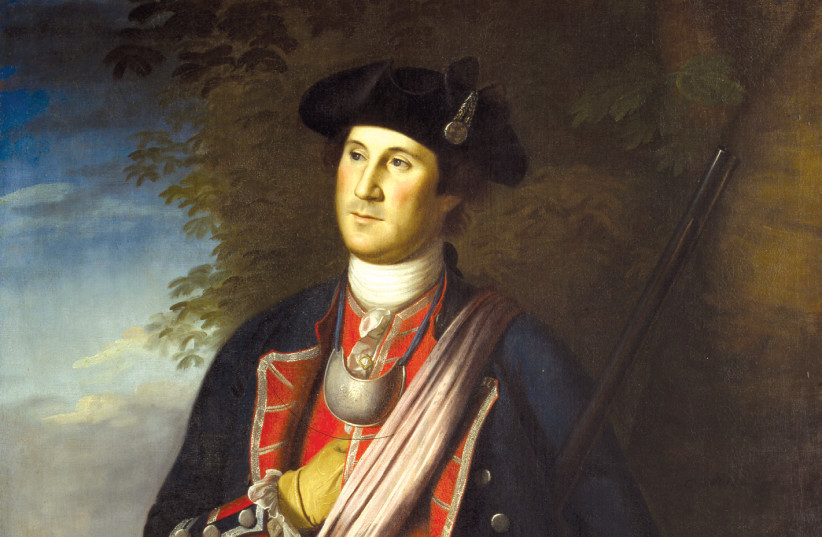 ‘FUNDS WERE needed to save the American forces commanded by George Washington.’ Pictured: The earliest authenticated portrait of Washington, George Wilson Peale, 1772 (photo credit: Courtesy)