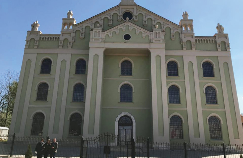 The Drohobych Choral Synagogue, which has been revived through the efforts of Russian businessman Victor Vekselberg (photo credit: Courtesy)