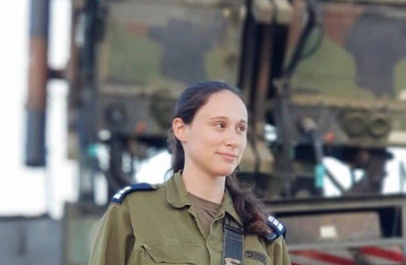 Cpt. Or Na'aman, commander of the Patriot battery of the 138th battalion, also commanded interception of Syrian drone two weeks ago. Wednesday, 25 2018 (photo credit: IDF SPOKESMAN’S UNIT)
