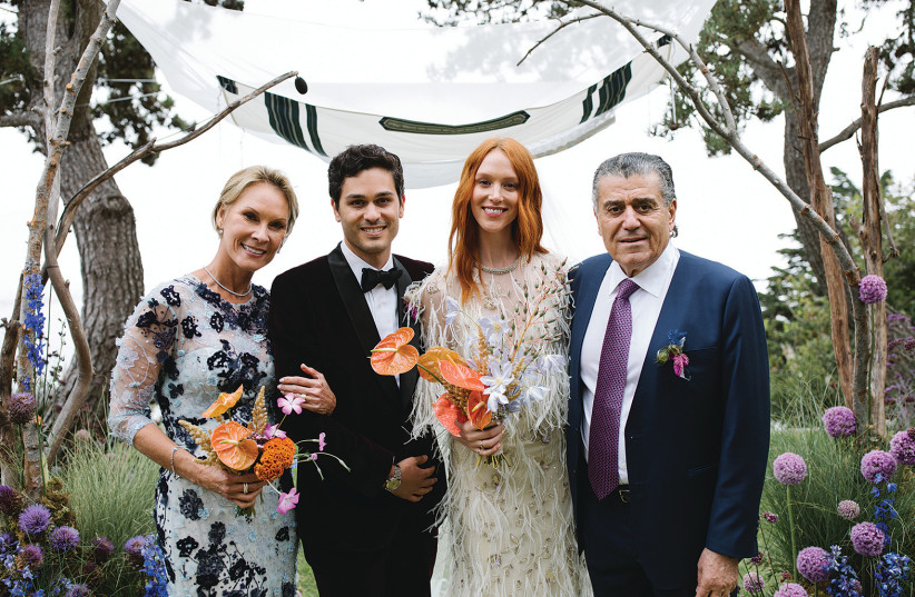 Big Sur, the son of Haim and Cheryl Saban, Ness, married his beloved, Brynn Jones (photo credit: NORMAN AND BLAKE)