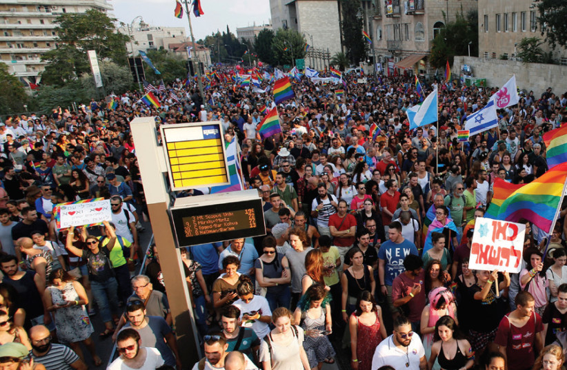 pride march in jerusalem (photo credit: REUTERS)