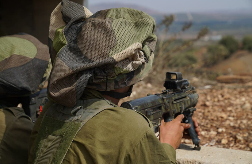 IDF soldiers of the Golani Brigade train for scenarios involving enemies similar to Hezbollah. (photo credit: IDF SPOKESPERSON'S UNIT)