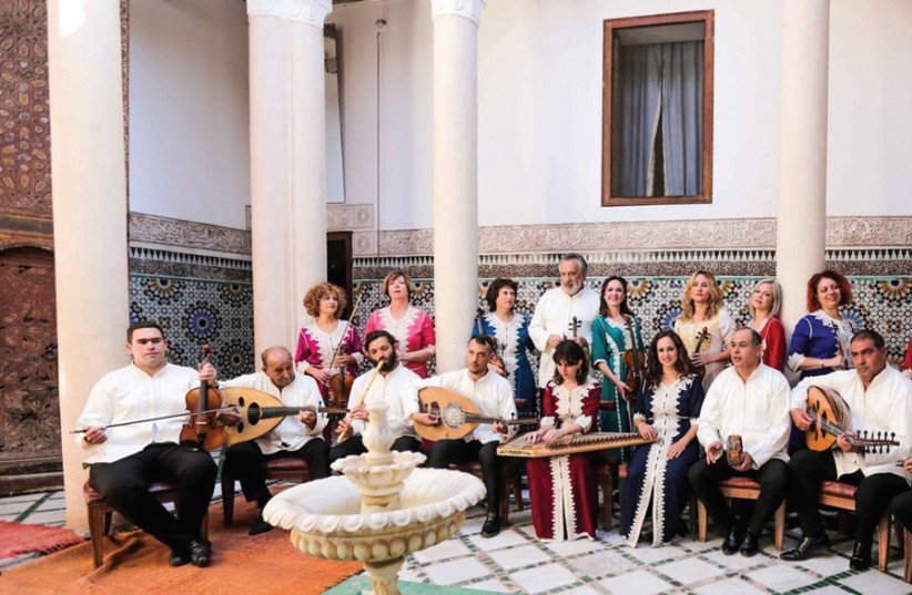 The Israel Andalusian Orchestra – Ashdod in performance (photo credit: RAFI DELOUYA)