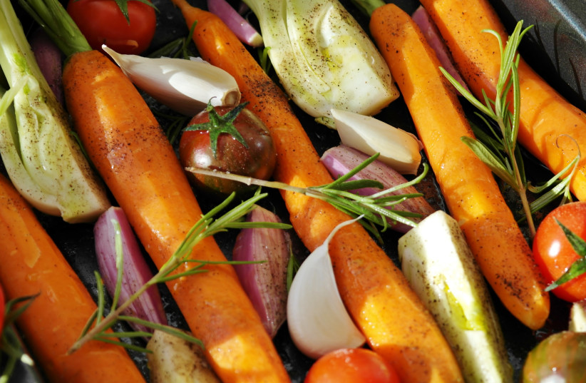 ROASTED VEGETABLES prepared ahead of time are a godsend to the overextended cook (photo credit: PEXELS)