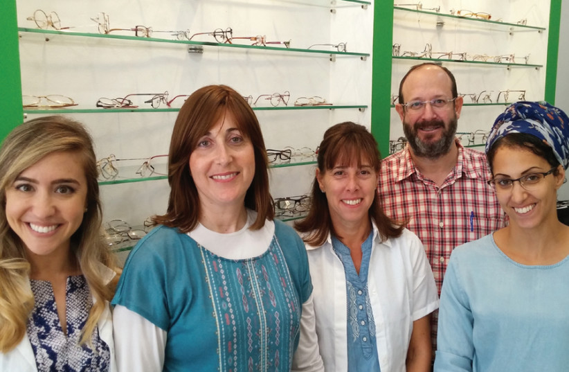 RE-SPECS STAFF (left to right): Yael Goldberg, Chana Simon, Rhoanna Sumroy, Yitz Feigenbaum and Hila Sulimanov. (photo credit: Courtesy)