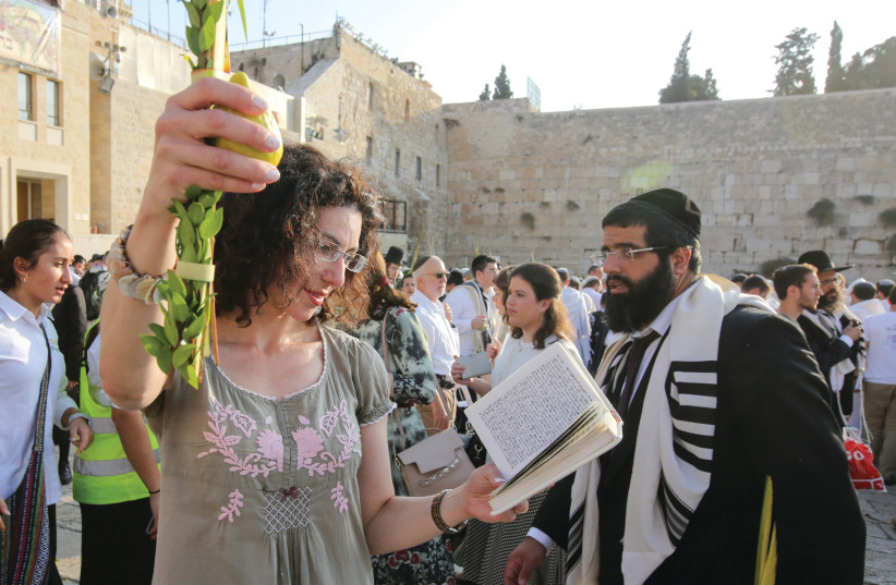 Celebrating Sukkot in Jerusalem (photo credit: MARC ISRAEL SELLEM)