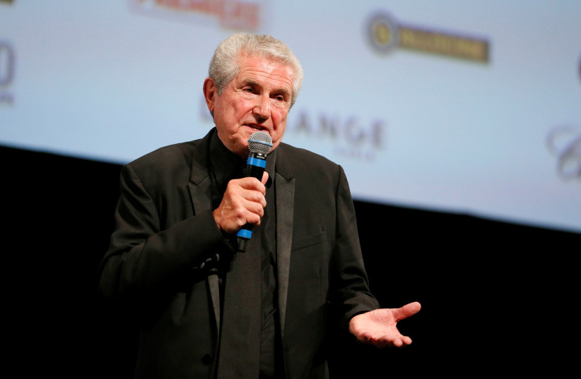 Director Claude Lelouch talks during the opening of the Lumiere 2018 Grand Lyon Film Festival (credit: REUTERS/EMMANUEL FOUDROT)