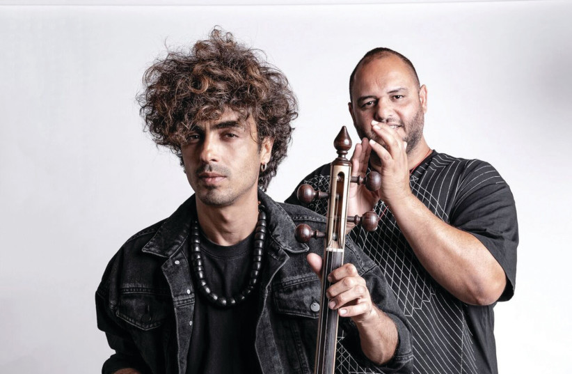 MARK ELIYAHU (front) and Shai Tsabari: Our music has different kinds of temperaments. (photo credit: ZOHAR RON)