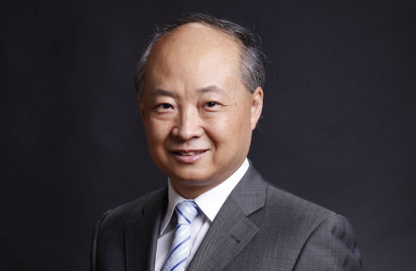 China’s Ambassador Zhan Yongxin (photo credit: CHINESE EMBASSY)
