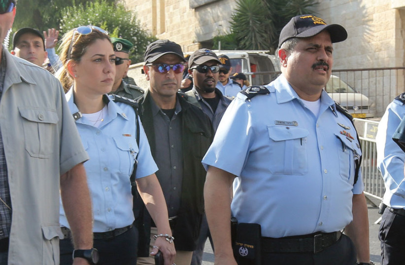 Public Security Minister Gilad Erdan announced in September that he would not extend Alsheikh’s term as Israel’s top cop (photo credit: MARC ISRAEL SELLEM)