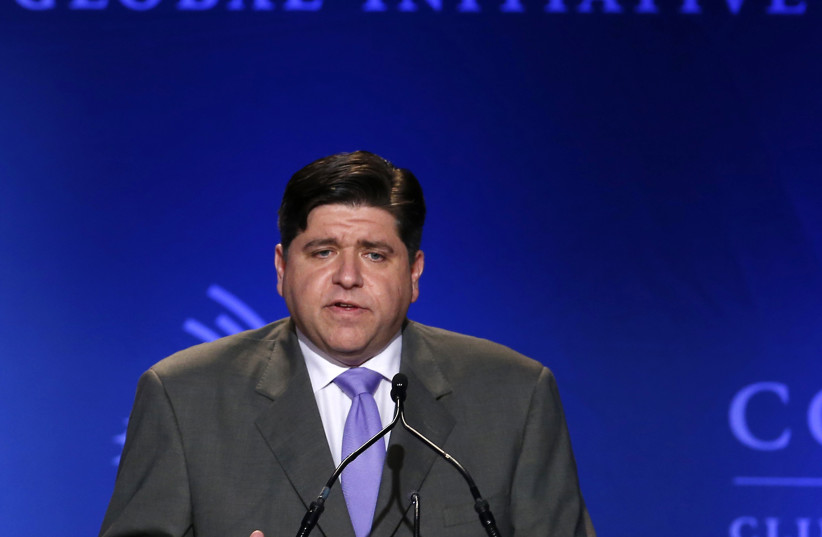 J.B. Pritzker, the Jewish billionaire who will be the next governor of Illinois.  (photo credit: REUTERS/JIM YOUNG)