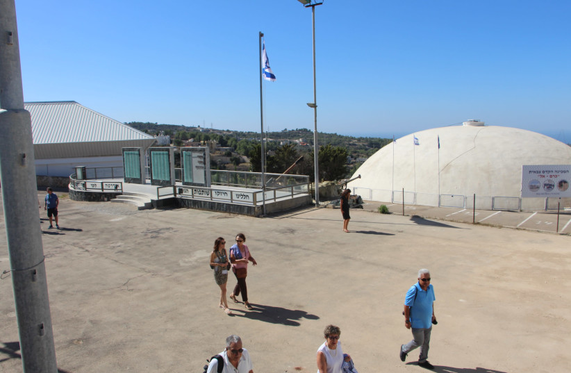 The Israel Today and Tomorrow delegation visits the Kerem-El premilitary school in Daliyat Al-Karmel for Druze and Jewish Israelis (photo credit: YOAV DEVIR KKL-JNF)