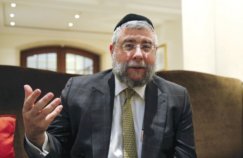 RABBI PINCHAS GOLDSCHMIDT: Jews become the collateral damage (credit: FABRIZIO BENSCH / REUTERS)
