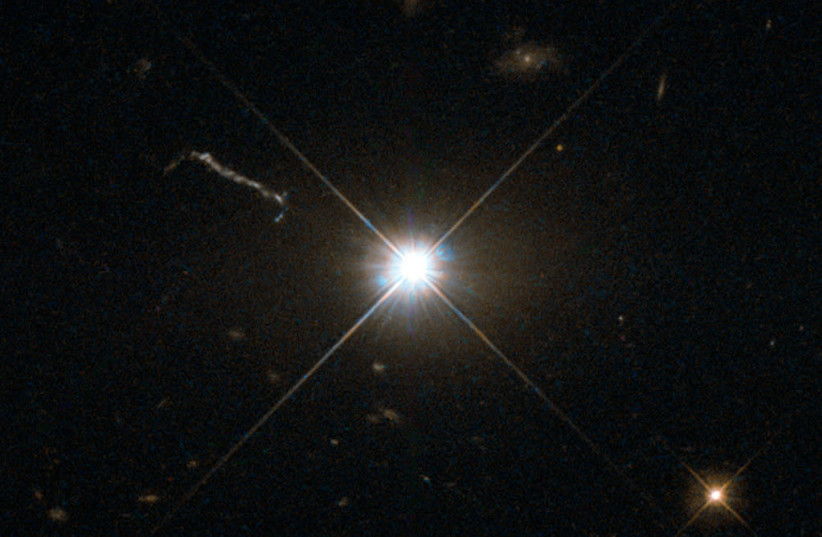 Quasar 3C 273  (photo credit: FLICKR/HUBBLE SPACE TELESCOPE/ESA)
