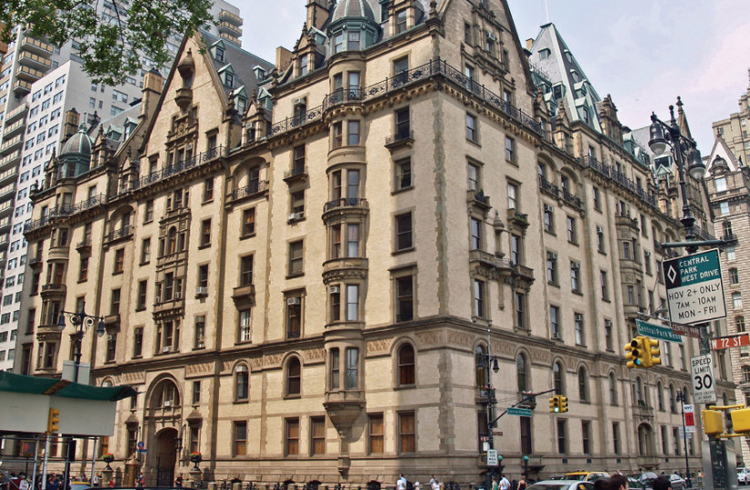 THE DAKOTA on W. 72nd Street – the real home to John Lennon and the fictional home to Buddy Winter. (photo credit: DAVID SHANKBONE/ WIKIMEDIA COMMONS)