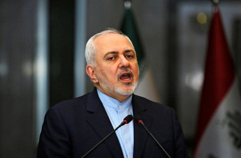 Iranian Foreign Minister Mohammad Javad Zarif (photo credit: REUTERS/KHALID AL MOUSILY)