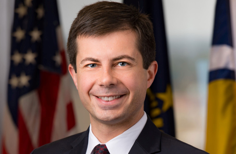 Pete Buttigieg, the Democratic mayor of South Bend, Indiana (photo credit: REUTERS)