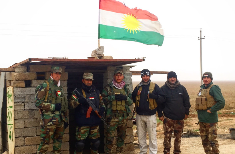 Iraqi Kurdish Peshmerga, in a photo taken in 2015. (photo credit: SETH J. FRANTZMAN)