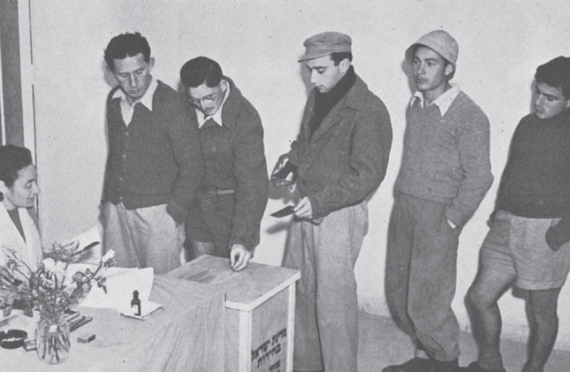 Knesset elections around 1951. (photo credit: Wikimedia Commons)
