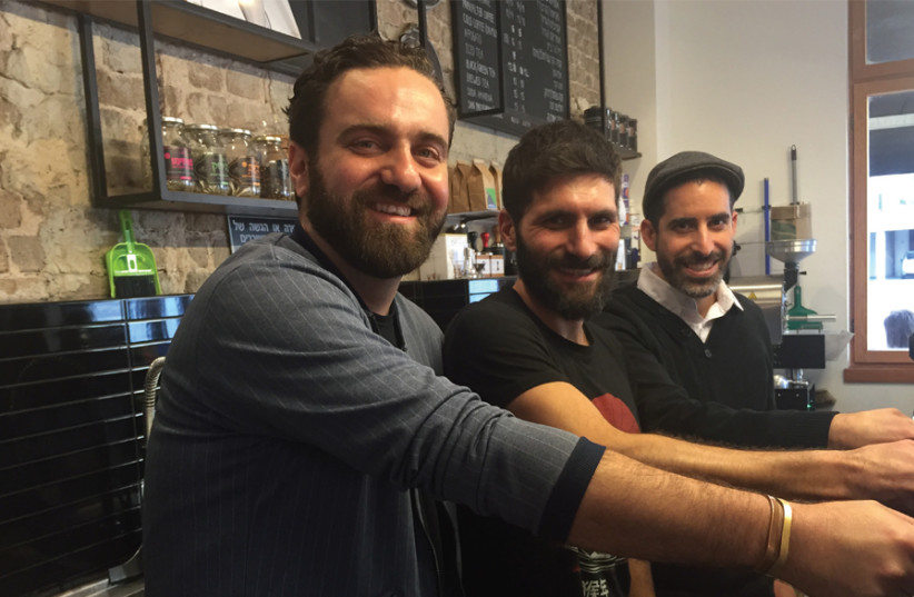 (FROM RIGHT) Asaf Granitzi, Ofir Ben Harush and Israel Bar Levy: ‘We know most of our customers by their first name.’ (photo credit: GERSON JOHN KORONDO)