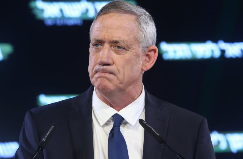 Benny Gantz, chairman of the Israel Resilience Party (photo credit: MARC ISRAEL SELLEM/THE JERUSALEM POST)