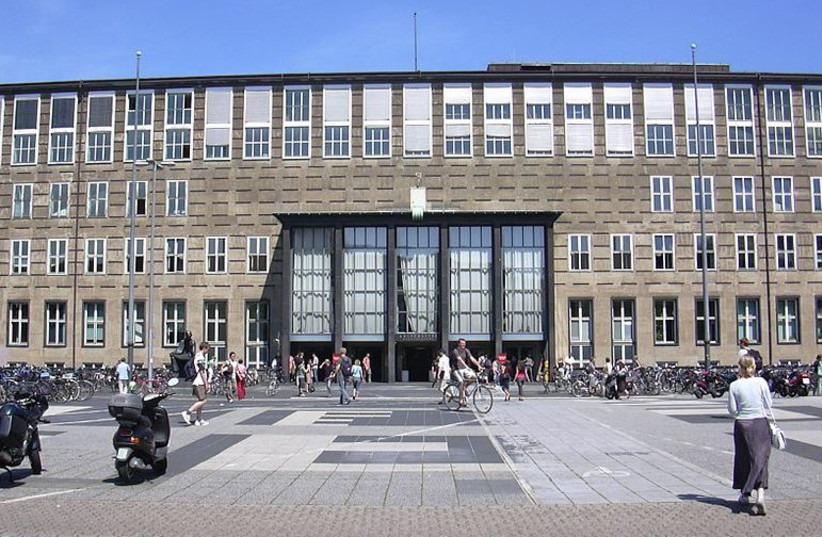 Main building of University of Cologne, by architect Adolf Abel, 1934 (photo credit: TIM 'AVATAR' BARTEL/WIKIMEDIA COMMONS)