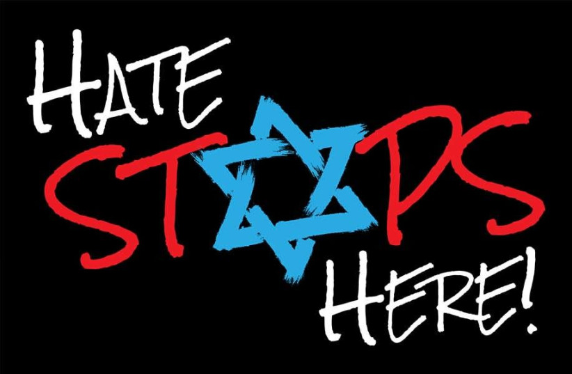 Hate Stops Here rally against antisemitism sponsored by the World Zionist Organization (photo credit: WORLD ZIONIST ORGANIZATION)