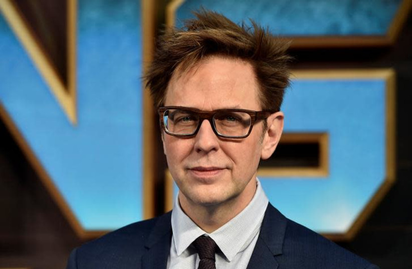 Director James Gunn attends a premiere of the film "Guardians of the galaxy, Vol. 2" in London April 24, 2017 (photo credit: REUTERS/HANNAH MCKAY)