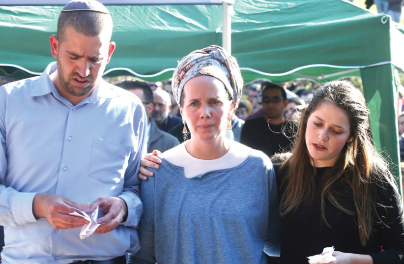 Rabbi Ahiad Ettinger’s family (photo credit: MARC ISRAEL SELLEM)