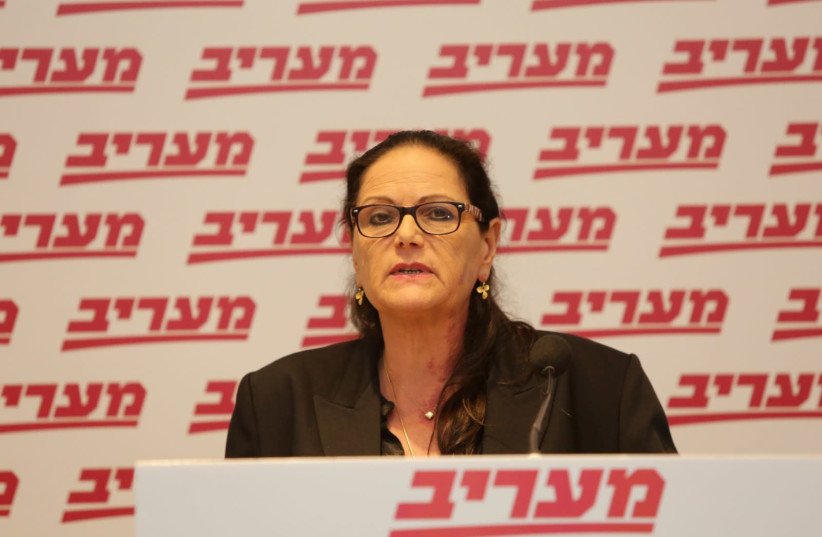 Ayelet Shapira at the Maariv National Security Conferenc in Tel Aviv on March 27, 2019 (photo credit: MOR ALONI/MAARIV)