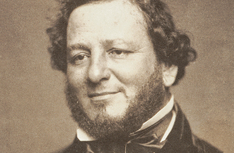 Judah P. Benjamin, the most prominent Jewish slaveholder in American history (photo credit: Wikimedia Commons)