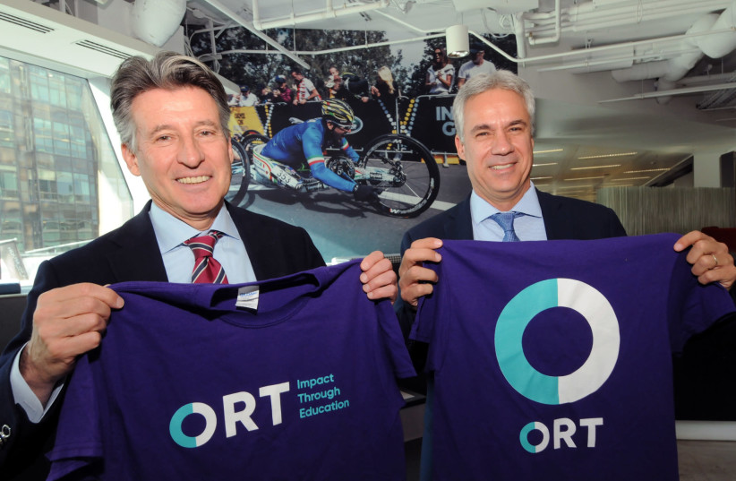 World ORT Avi Gonen and Lord Seb Ceo / Courtesy World ORT (photo credit: COURTESY WORLD ORT)