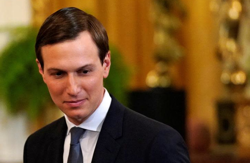 White House adviser Jared Kushner at the "2019 Prison Reform Summit" in the East Room of the White House in Washington (photo credit: REUTERS/YURI GRIPAS)