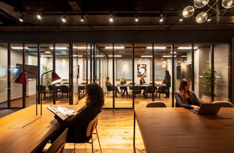 Panthera's shared workspace for women in Tel Aviv (credit: SHAI GABRIELY)