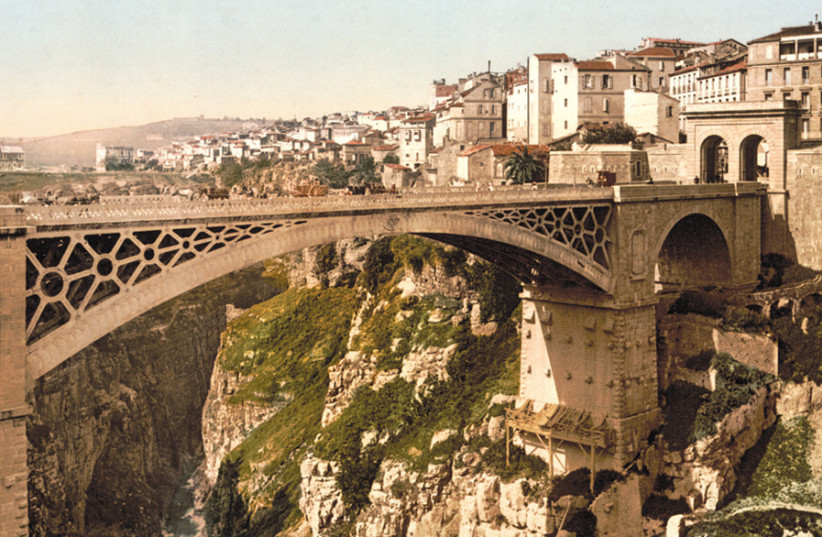 CONSTANTINE, ALGERIA, 1899. Fifty-seven years later, in 1956, it would be the site of a short yet crucial battle for area Jews. (photo credit: Wikimedia Commons)