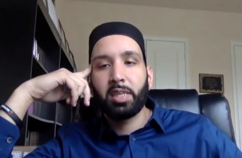 Omar Suleiman,  Yaqeen Institute for Islamic Research (photo credit: SCREENSHOT/YOU TUBE)