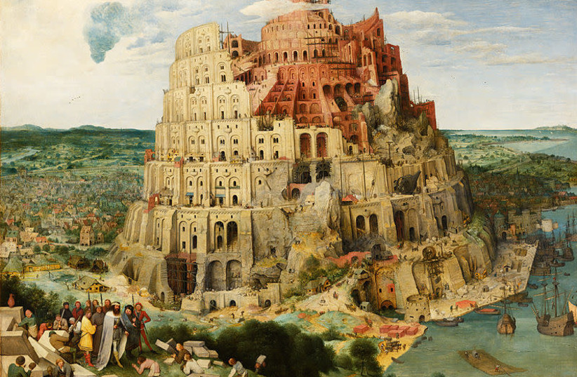 The Tower of Babel (photo credit: WIKIMEDIA COMMONS/GOOGLE ART PROJECT)