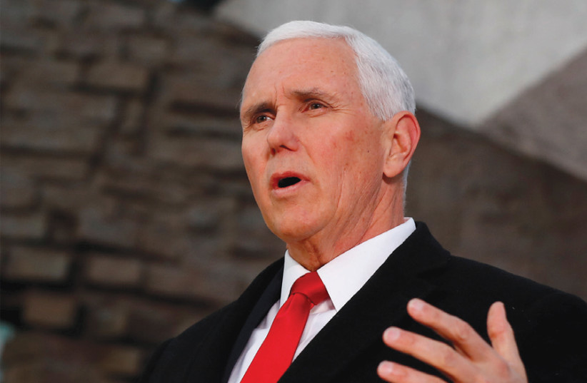 MIKE PENCE (photo credit: REUTERS)