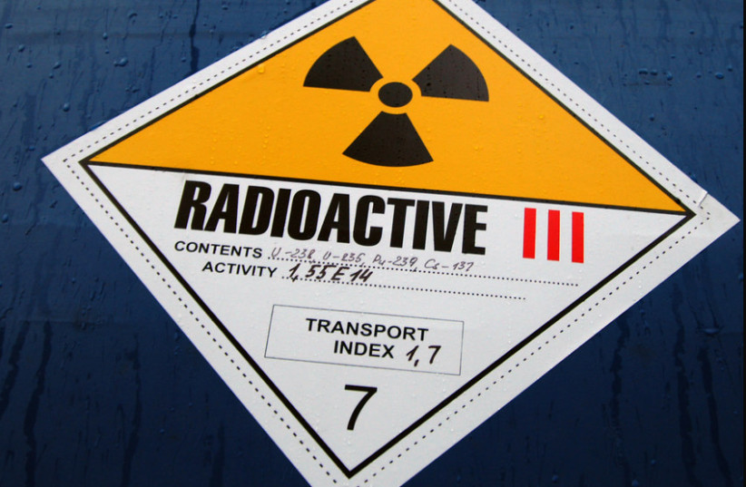 Radioactive sign (photo credit: FLICKR)