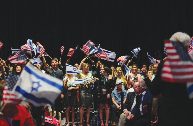 SOME OF THE thousands of Christian supporters of Israel at the CUFI Summit in Washington last week. (photo credit: CHRISTIANS UNITED FOR ISRAEL)
