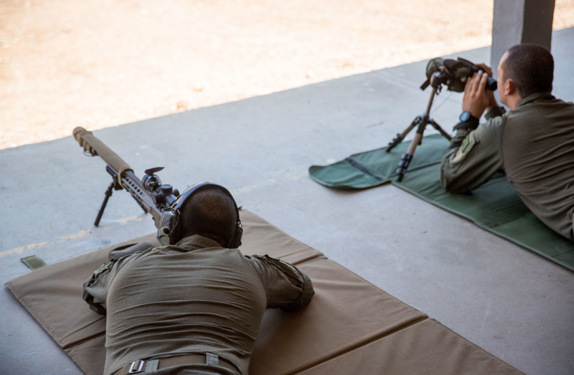 IDF's LOTAR Counter-Terror School training troops for future warfare (photo credit: YONATAN SINDEL/FLASH 90)