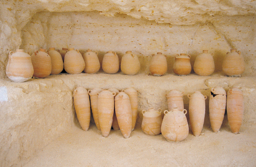 WINE USED to be stored in amphorae in cool caves, as at Avdat in the Negev. (photo credit: DANI KRONENBERG)