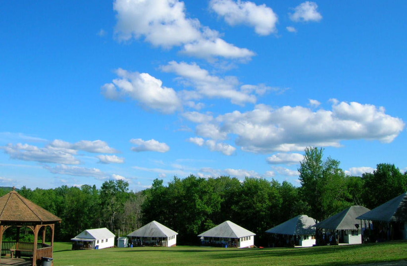 Camp Ramah boys camp in the Poconos, illustrative picture (credit: Wikimedia Commons)