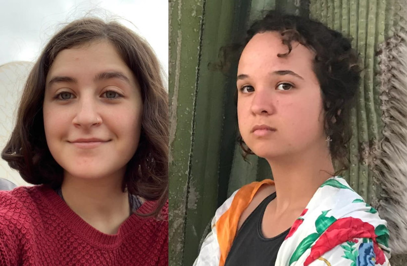 Conscientious objectors Yasmin Ricci-Yahav (Left) and Maya Brand-Feigenbaum (right) (photo credit: MESARVUT)