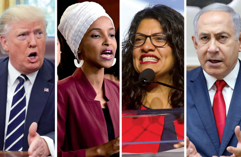President Donald Trump caused a furor on August 20 when he said that American Jews who vote for the Democratic Party show “great disloyalty” to the Jewish people and Israel. (photo credit: REUTERS)