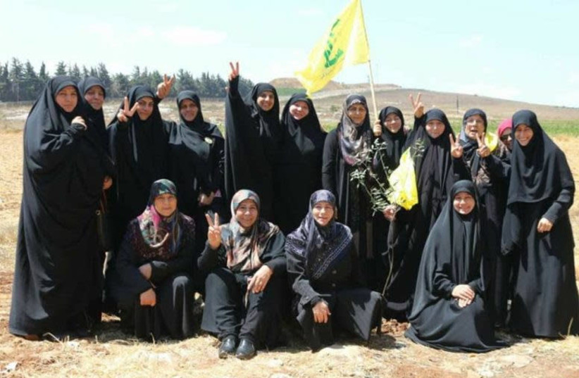 Hezbollah’s Women’s Organizations Unit. (photo credit: THE MEIR AMIT INTELLIGENCE AND TERRORISM INFORMATION CENTER)